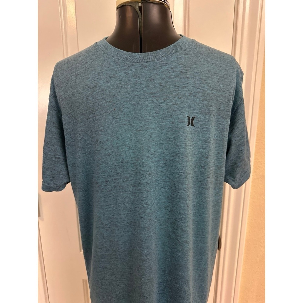 Hurley Men's Blue Short Sleeve T-Shirt, Size Medium - Picture 2 of 4